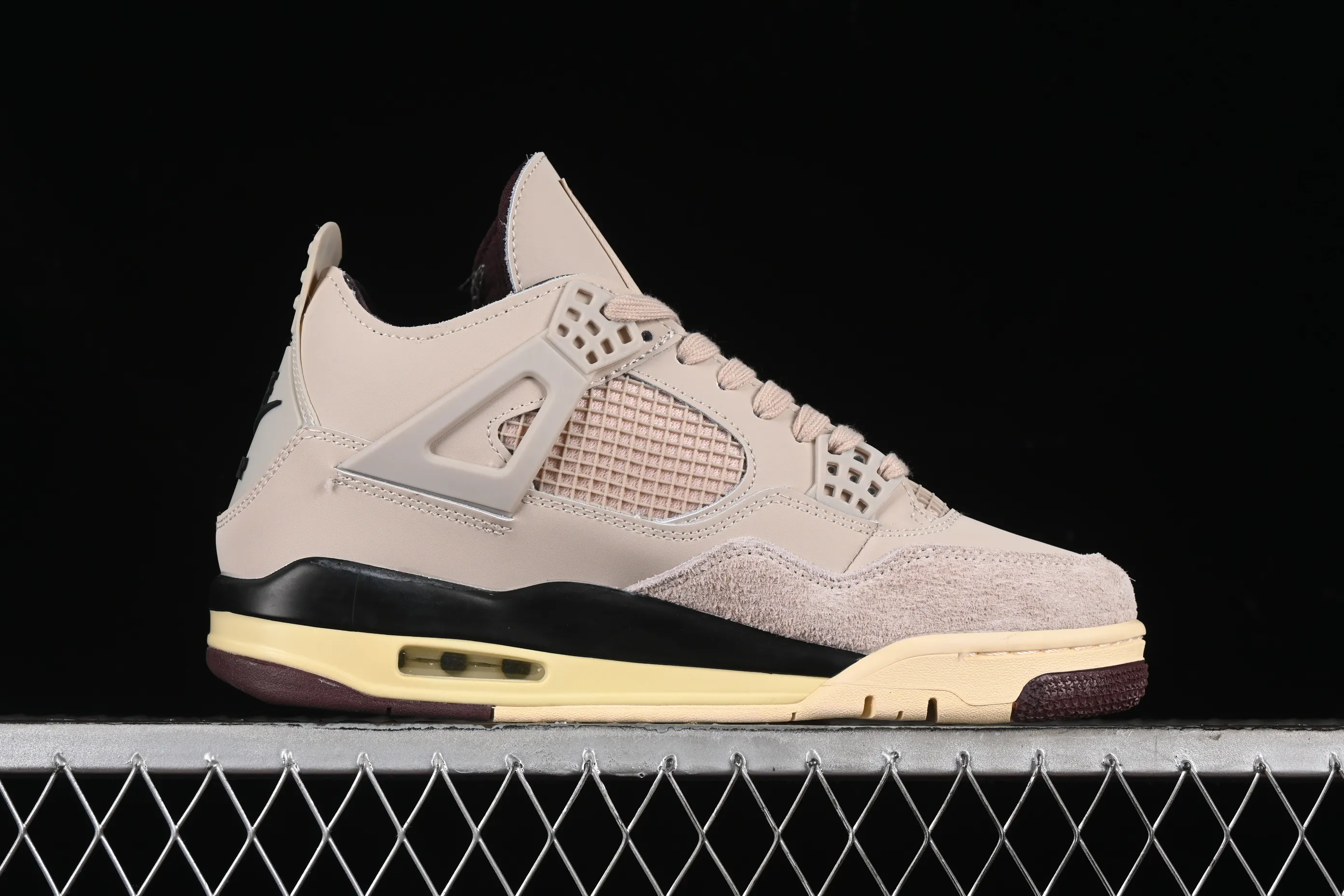 All categories Air Jordan Jordan series basketball shoes Air Jordan 4 G version A Ma Maniere x Air Jordan 4 Retro "Fossil Stone" AJ4 Joe 4 Fossil FZ4810-200